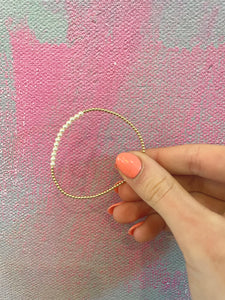 2 mm Pearl Beaded Bracelet