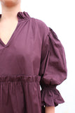Georgia Burgundy Dress - One Size fits All