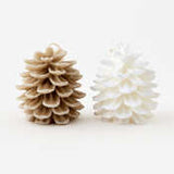 Pinecone Candle, 2 Asst