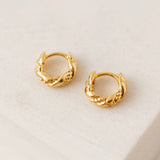 Jessie Huggie Hoop Earring, Gold
