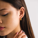 Jessie Huggie Hoop Earring, Gold
