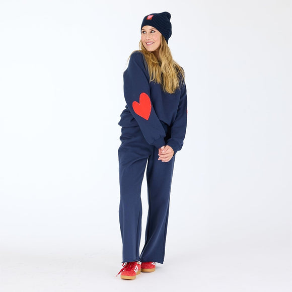 Benton Imperfect Heart Patch Sweatshirt