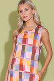 Terracotta Check Berkley Dress