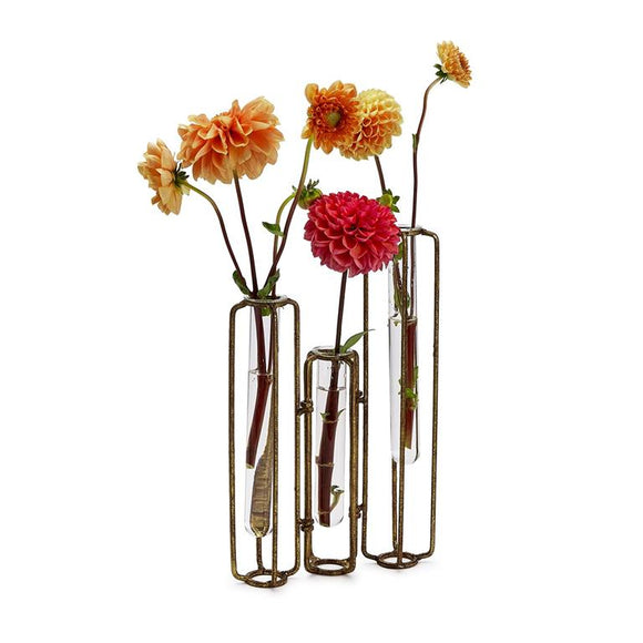 Lavoisier Set of 3 Hinged Flower Vases
