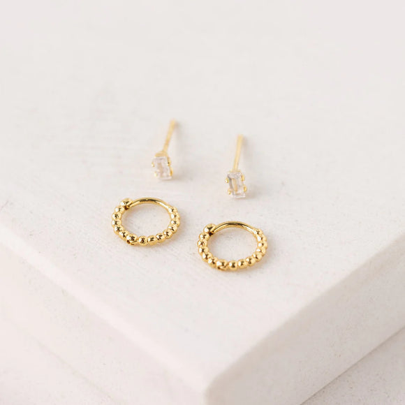 Mia Duet Ear Stack, Gold