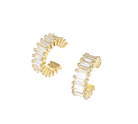 Mini Huggie Gold Earrings