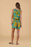 Turq Flora Dani Top