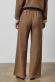 Cocoa Heather Side Panel Terry Pant