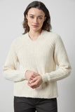 Lofty Wide V-Neck Sweater