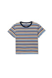 Pacific Clementine Sporty Ringer Stripe Tee