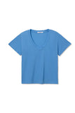 Hendrix Cotton SS Boxy V Neck Tee