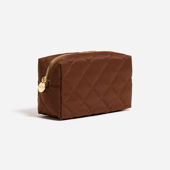 Espresso Nylon T-Seam Pouch