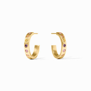 Rainbow Hoop - Gold - Shades of Jade