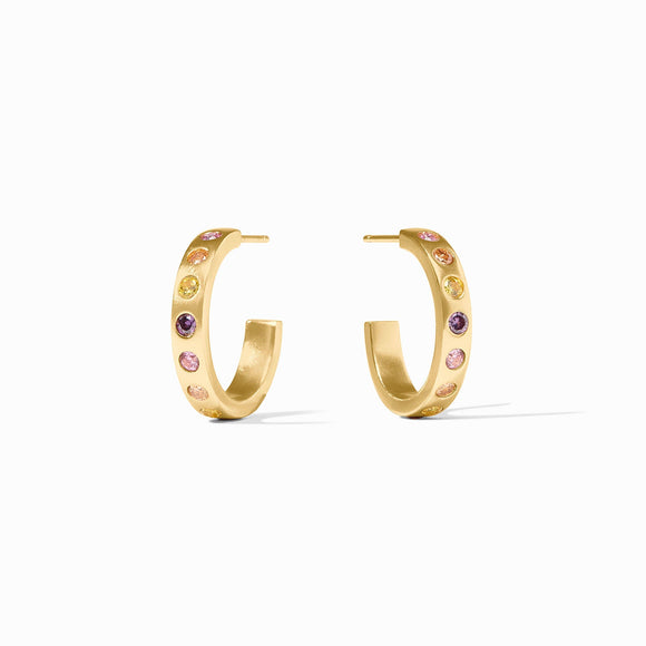 Rainbow Hoop - Gold - Shades of Jade