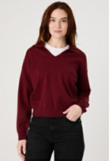 Sloane Knit Collared Pullover