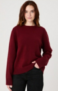 Emilia Knit Boyfriend Pullover