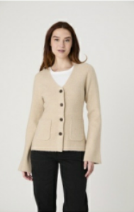 Ellie Knit V Neck Cardigan