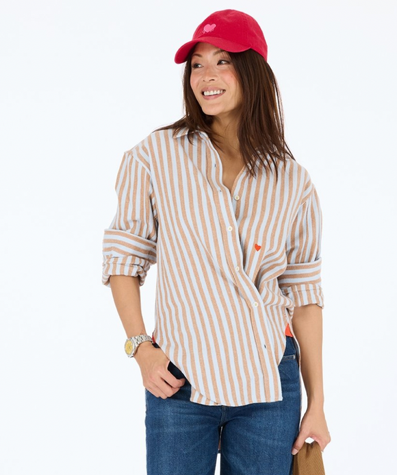 Jack Stripe Flannel Shirt