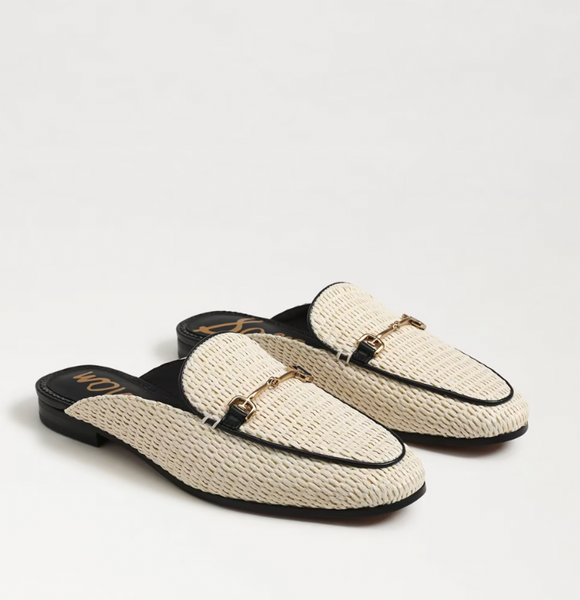 Linnie Linen Raffia Mules