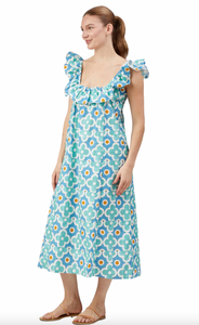 Aqua Mosaic Grace Dress