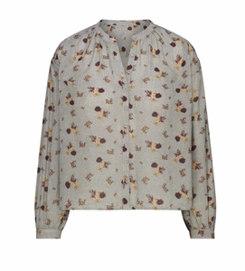 Dotted Floral Odette Top