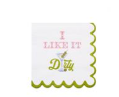 I LIke it Dirty Paper Napkin