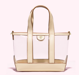 Clear Mini Tote Crossbody Bag