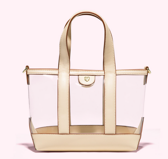 Clear Mini Tote Crossbody Bag