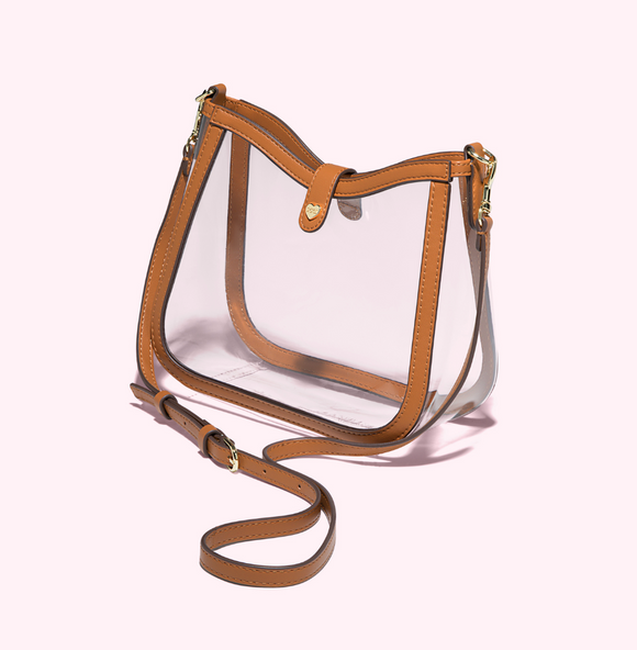 Clear Snap Crossbody Bag