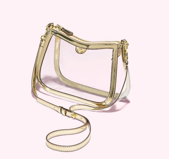 Clear Curved Crossbody Bag