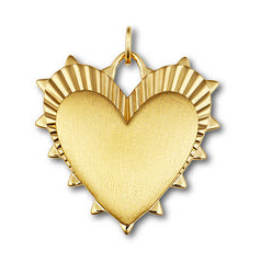 Heart of Gold Charm