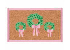 Door Mat Rosy Wreaths