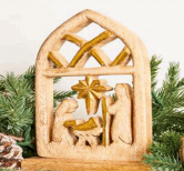 Wood Nativity