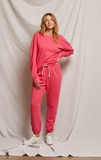 Pink Bloom Johnny French Terry Easy Sweatpant