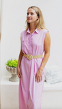 Liv Sleeveless Dress in Orchid