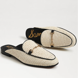 Linnie Linen Raffia Mules
