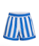 French Stripe Pool Shorts