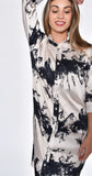 Black Tie Dye Midi Dress