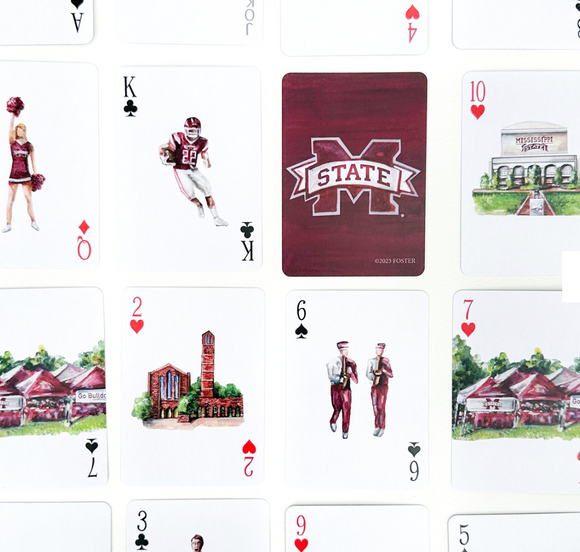 MS State Playing Cards