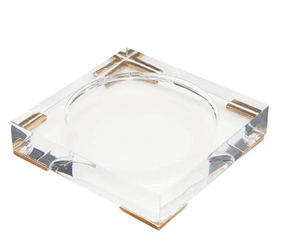 LUCITE TRAY FOR 9 OZ HEXAGONAL CANDLE