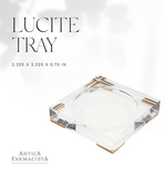 LUCITE TRAY FOR 9 OZ HEXAGONAL CANDLE