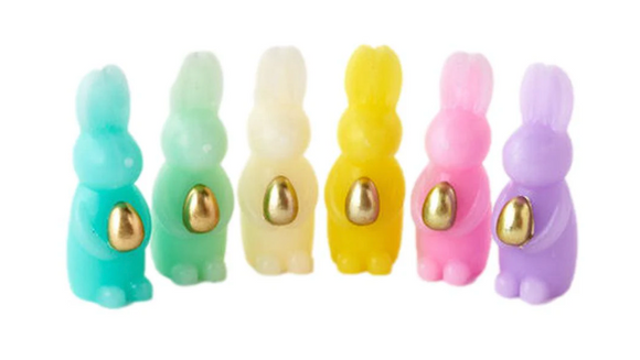 Bunny w/ Golden Egg Candle