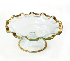 Ruffle Footed Bowl