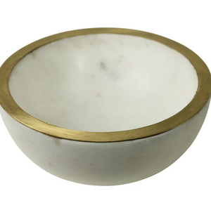 Loren Bowl with Brass Edge, Large