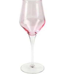 CONTESSA WATER GLASS - PINK