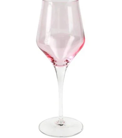 CONTESSA WATER GLASS - PINK