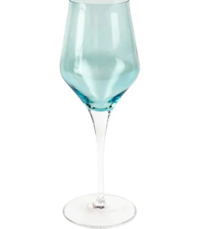 CONTESSA WATER GLASS - TEAL