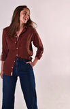 Brown Tencel Shirt
