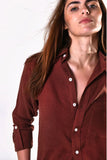 Brown Tencel Shirt