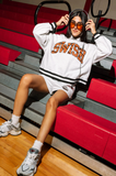 Grey Swish Basketball Sweatshirt